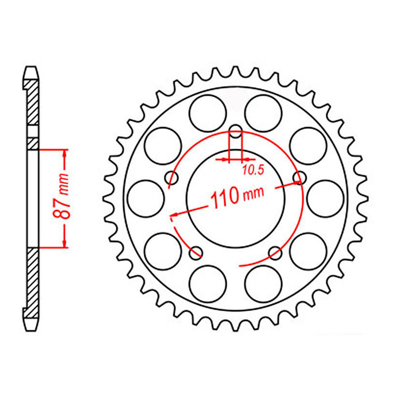 Load image into Gallery viewer, Sprocket Kit Suzuki SV650 - 525XRE 15/45
