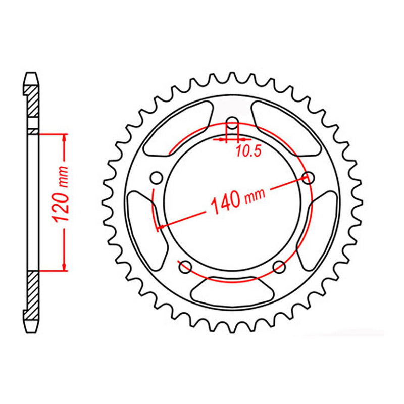 Load image into Gallery viewer, Sprocket Kit Suzuki SV1000S Gold (recommended) - GB530ZXW 17/40
