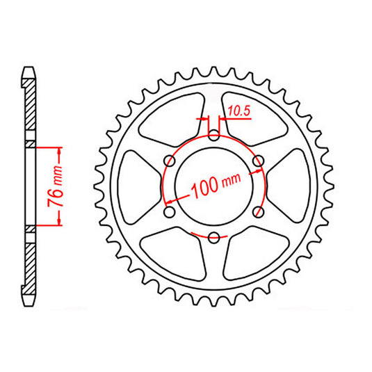 Sprocket Kit Suzuki GSXR1100 '89-'92 (530conv) - 530ZXW 15/48
