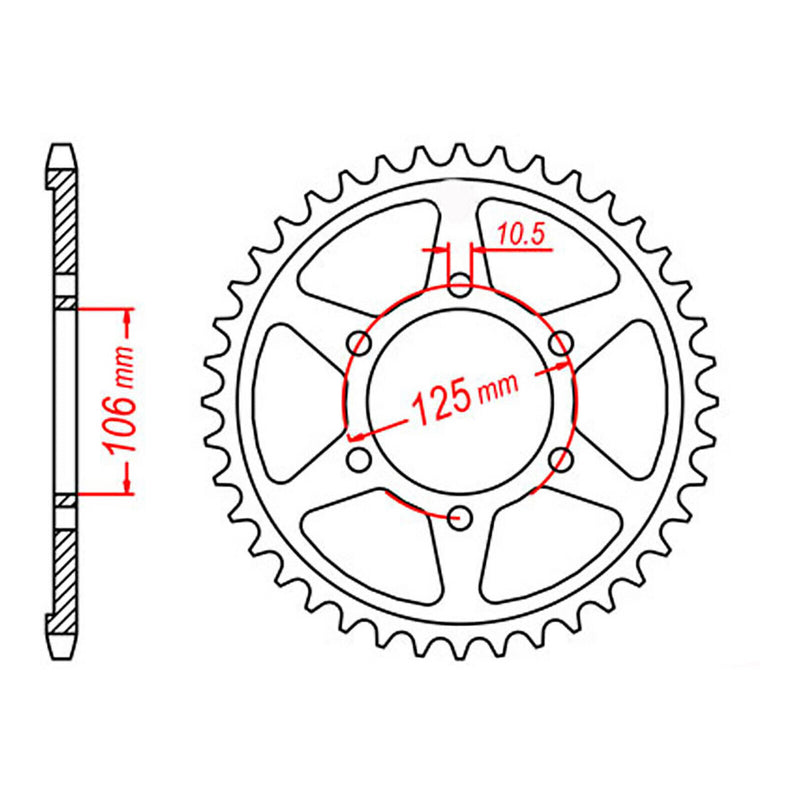 Load image into Gallery viewer, Sprocket Kit Triumph 675 Daytona '06-'11 (eco- 525XSO)16/47
