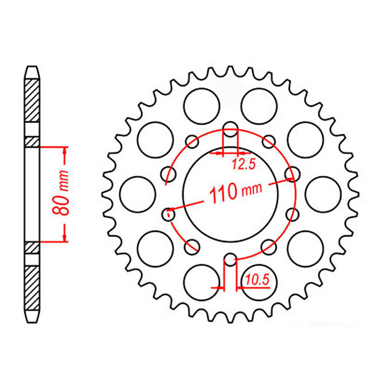 Load image into Gallery viewer, Sprocket Kit Triumph Speed Triple '94-'96 (Double Side Side-arm) - 530XRE 17
