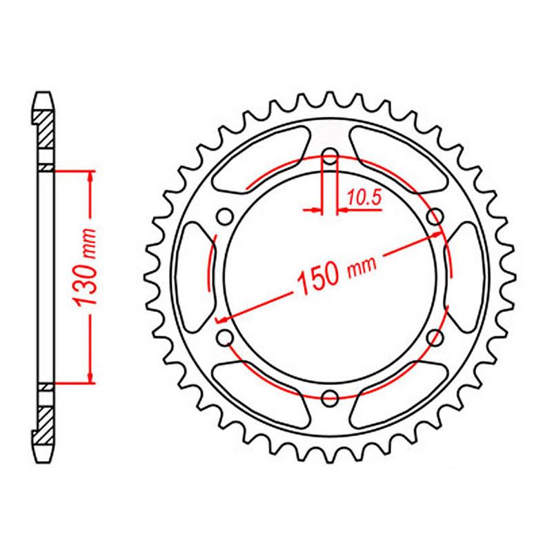 Load image into Gallery viewer, Sprocket Kit Yamaha FZ8S/N '10-'12 - 525XRE 16/46
