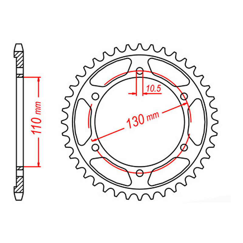 Load image into Gallery viewer, Sprocket Kit Yamaha YZF-R1 '98-'03 (recommended) - 530ZXW 16/43
