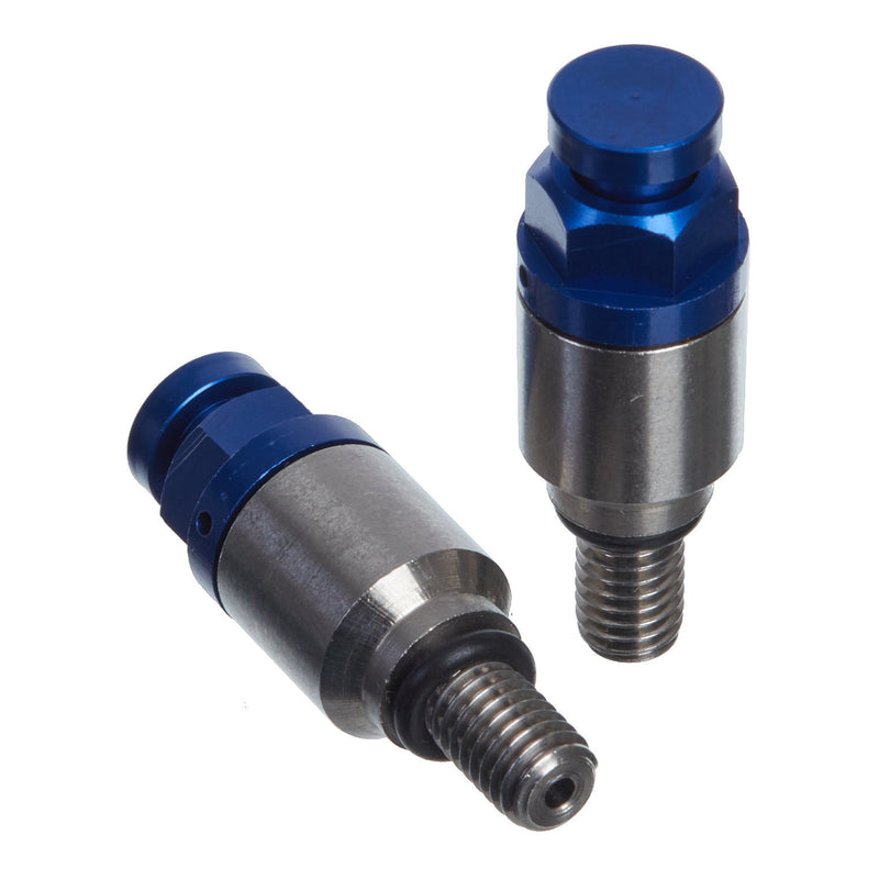 Load image into Gallery viewer, Whites Fork Bleeder Valve - M5 x 0.8 (Blue)
