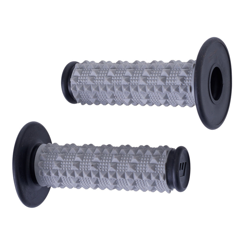 Load image into Gallery viewer, Whites MX Large Diamond Grip - Grey / Black
