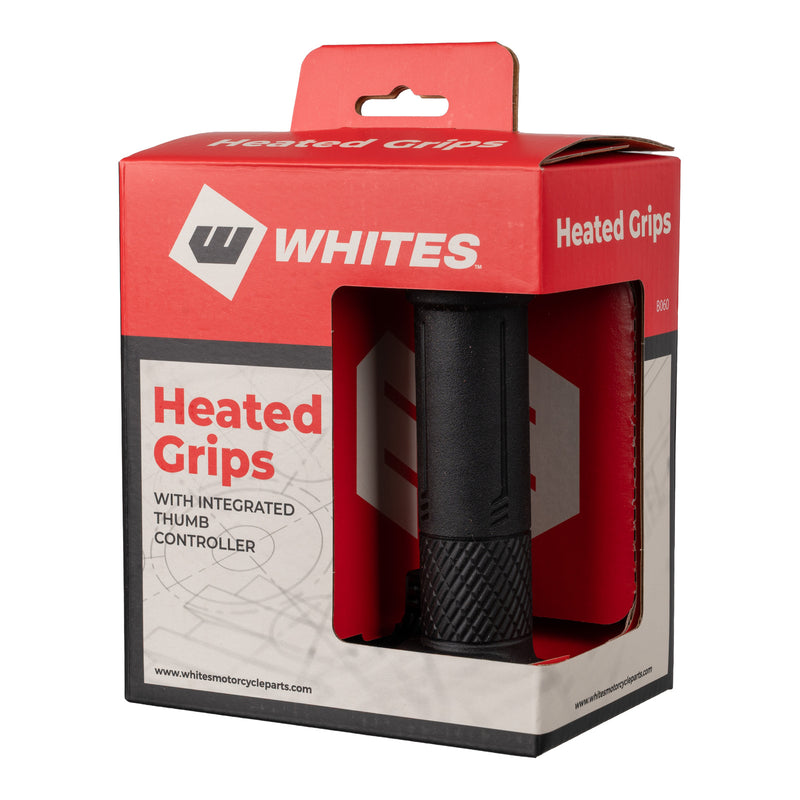 Load image into Gallery viewer, Whites Integrated Heated Grips - Road 120 mm 7/8
