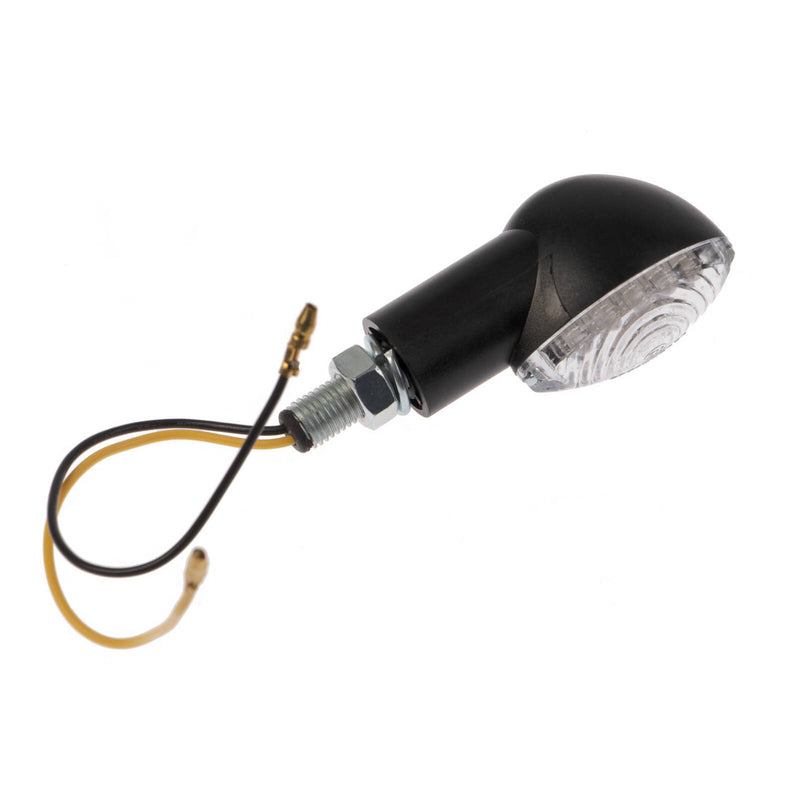 Load image into Gallery viewer, Whites LED Mini-Catseye Flasher - Black, Short Stem
