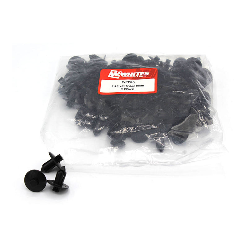 Load image into Gallery viewer, Whites Nylon Pry Rivets - 8mm (100 Pack)

