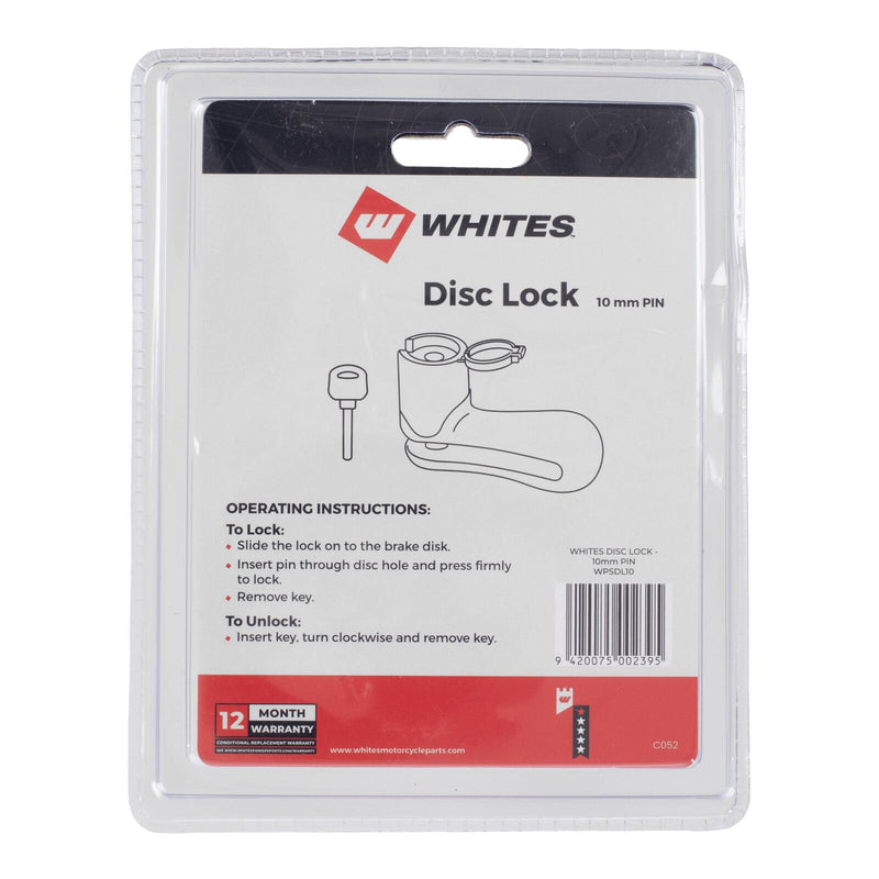 Load image into Gallery viewer, WMP Disc Lock 10mm Pin With Disc Lock Reminder
