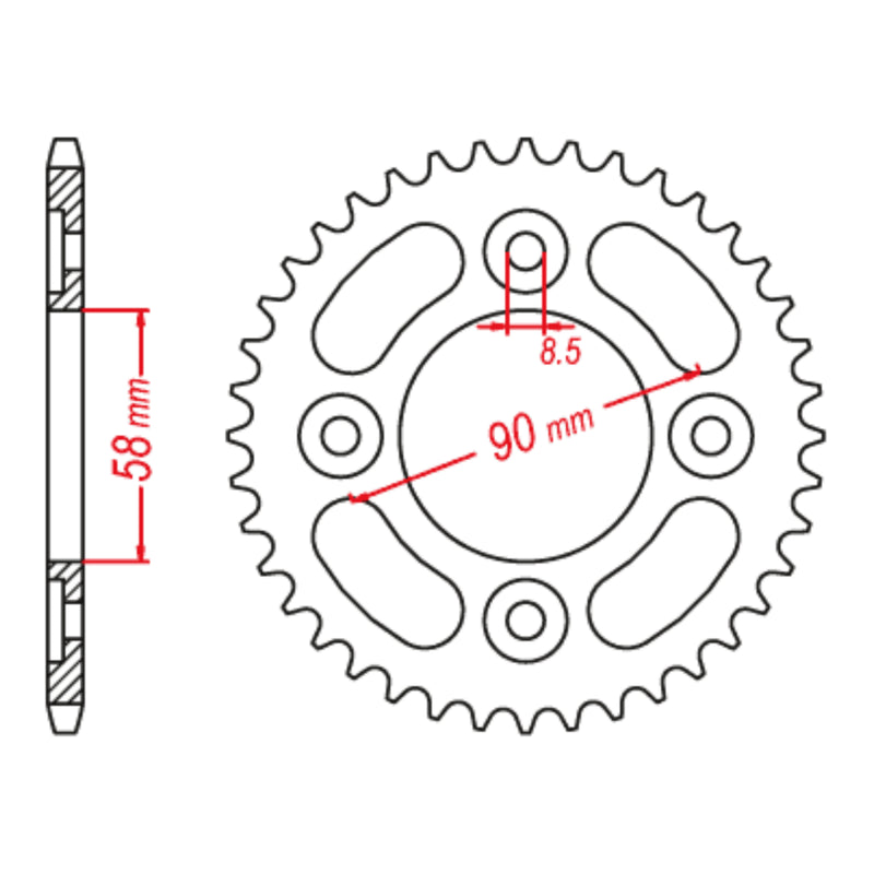 Load image into Gallery viewer, XAM Sprocket Kit Honda C110X - 428AO 14/37
