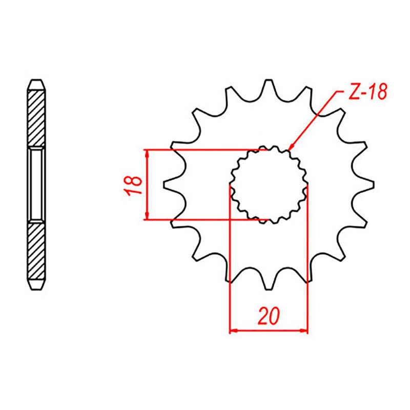 Load image into Gallery viewer, XAM Sprocket Kit Suzuki GN125 - 428AO 13/50
