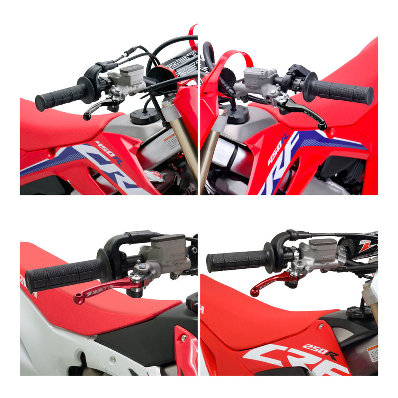 Load image into Gallery viewer, Zeta Pivot Lever Set FP - Kawasaki KX450F ('24-) - Black
