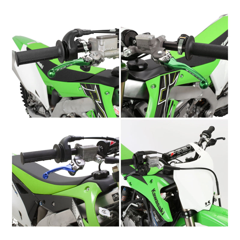 Load image into Gallery viewer, Zeta Pivot Lever Set FP - Kawasaki KX450F ('24-) - Green

