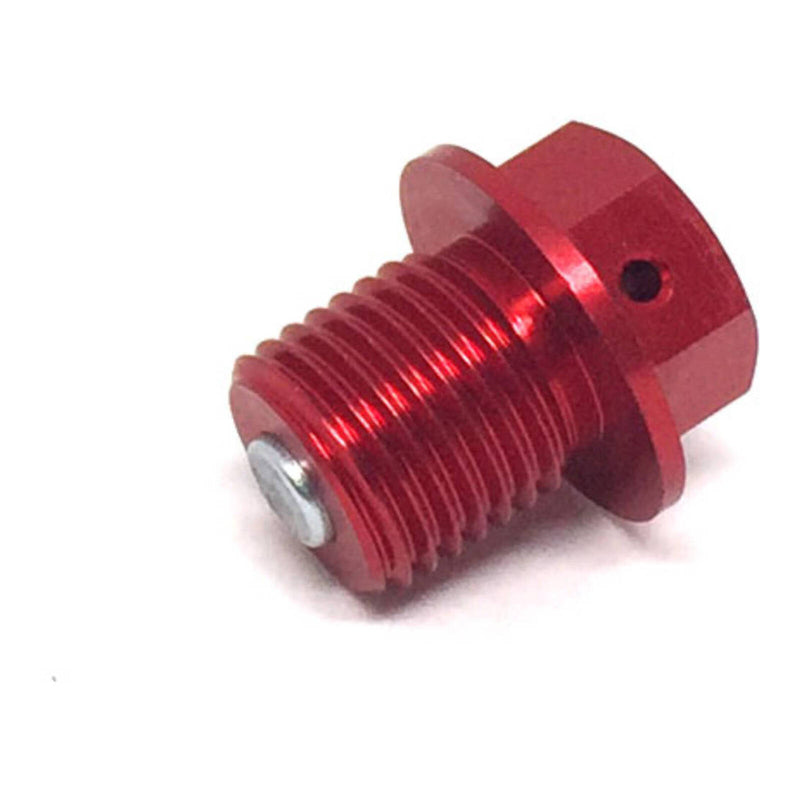 Load image into Gallery viewer, Zeta Magnetic Drain Bolt M14x1.5x14 - Red
