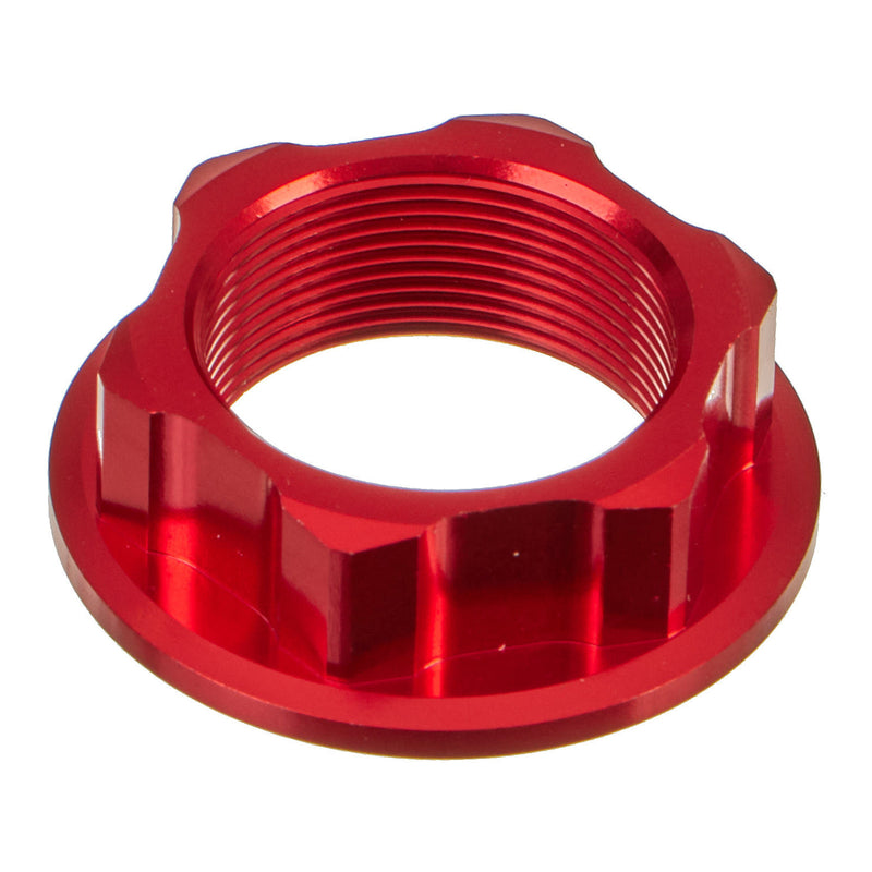 Load image into Gallery viewer, Zeta Stem Nut M24x30 P1.0 H12 - Red
