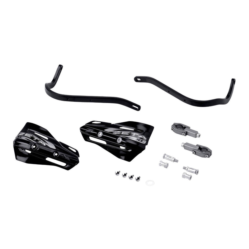 Load image into Gallery viewer, Zeta Armor Handguard XC Kit for 22.2mm Bar - Black / Black
