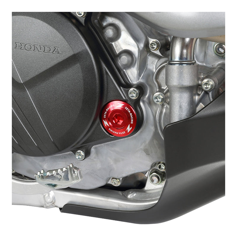 Load image into Gallery viewer, Zeta Engine Plugs - Honda CRF250R ('10–'17), CRF450R/X, CRF150R - Red
