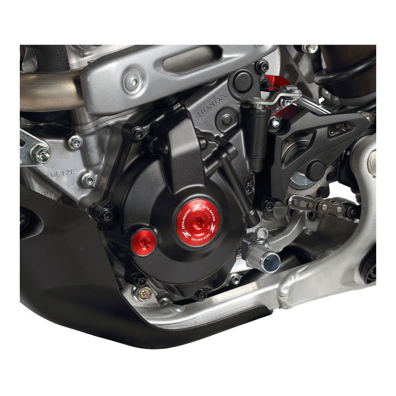 Load image into Gallery viewer, Zeta Engine Plugs - Honda CRF250R ('10–'17), CRF450R/X, CRF150R - Red
