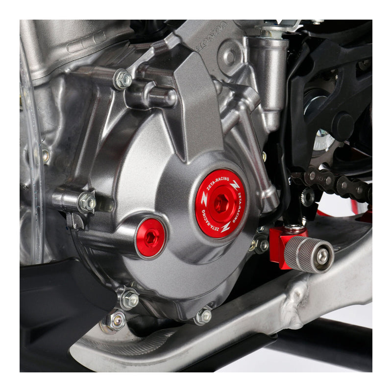 Load image into Gallery viewer, Zeta Engine Plugs - Honda CRF250R ('10–'17), CRF450R/X, CRF150R - Red
