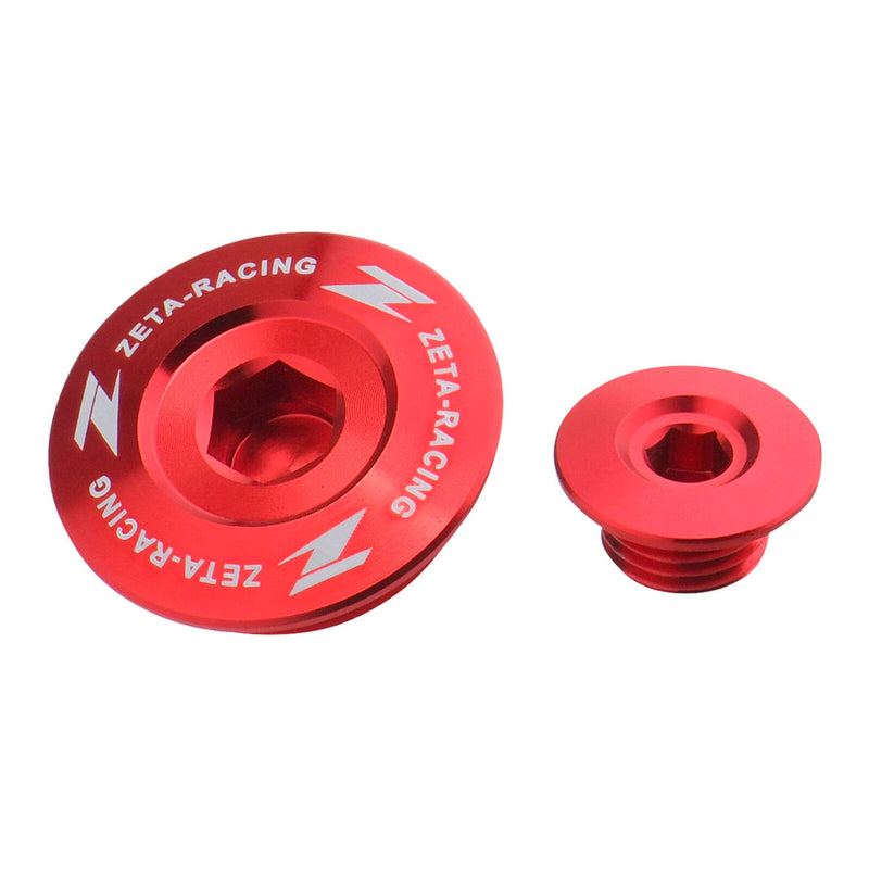 Load image into Gallery viewer, Zeta Engine Plugs - Honda CRF250R ('10–'17), CRF450R/X, CRF150R - Red
