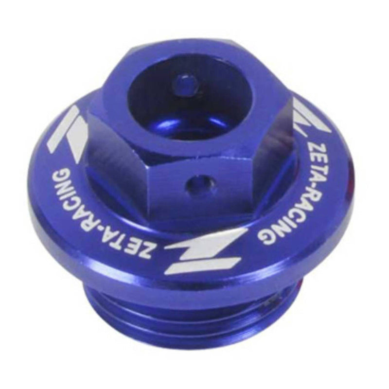 Load image into Gallery viewer, Zeta Oil Filler Plug Honda CR/CRF, Yamaha YZ/YZF/WRF, Kawasaki KLX - Blue

