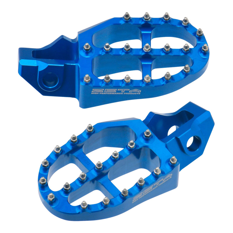 Load image into Gallery viewer, Zeta Aluminium Footpegs Husqvarna MX/ED SX '16- H-Blue
