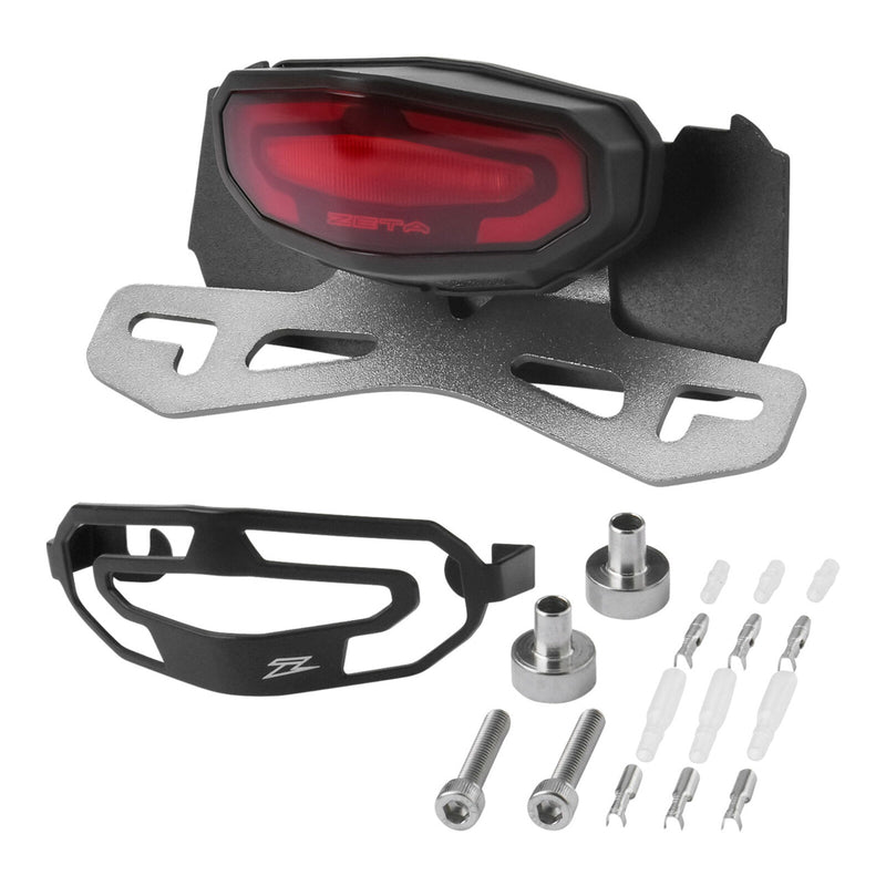 Load image into Gallery viewer, Zeta LED Line Tail Light Holder Kit - Red Lens - Honda CRF450L (-19-), CRF450RL
