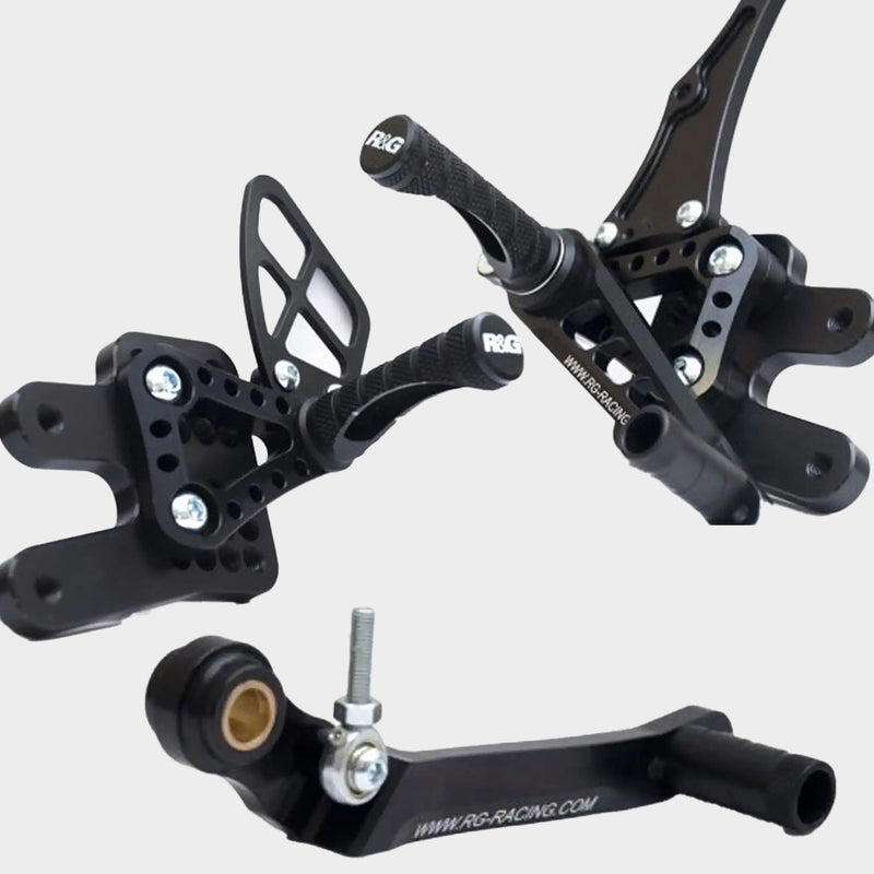 Load image into Gallery viewer, R&amp;G Adjustable Rearsets GSX-R600/750 K6-L0
