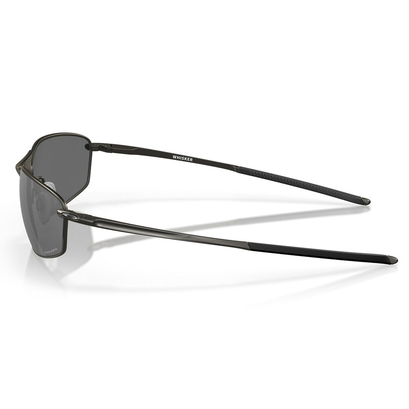 Load image into Gallery viewer, 0OO414141410160 Oakley Whisker Sunglasses Carbon Frame with PRIZM Black Lens
