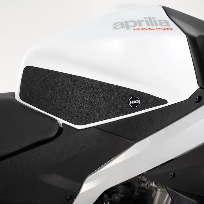 Load image into Gallery viewer, R&amp;G Tank Traction Grips for Aprilia RS457 24- Black R&amp;G
