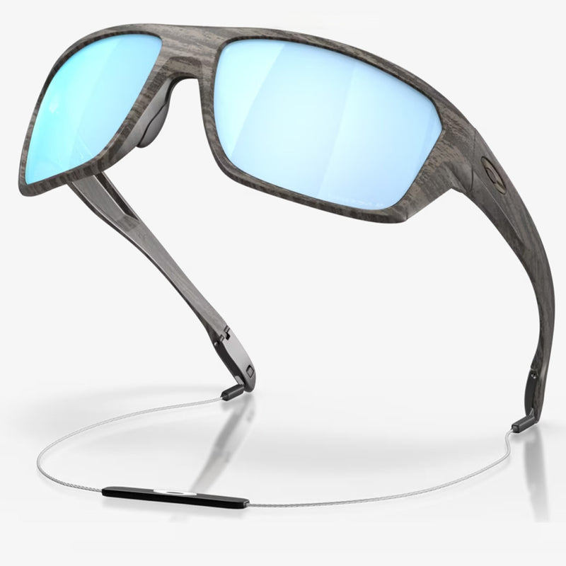 Load image into Gallery viewer, 0OO9416-1664 Oakley Split Shot Woodgrain Frame with PRIZM Deep Water Polarized Lens
