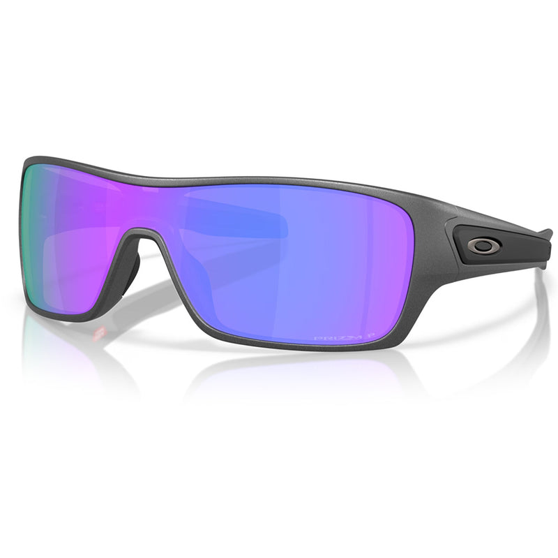 Load image into Gallery viewer, 0OO9307-3132 Oakley Turbine Rotor Sunglasses Matte Steel Frame with PRIZM Violet Polarized Lens

