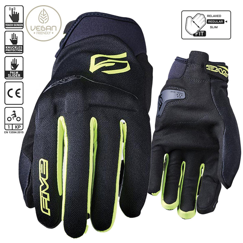 Load image into Gallery viewer, FIVE Globe EVO Gloves - Black/Fluro
