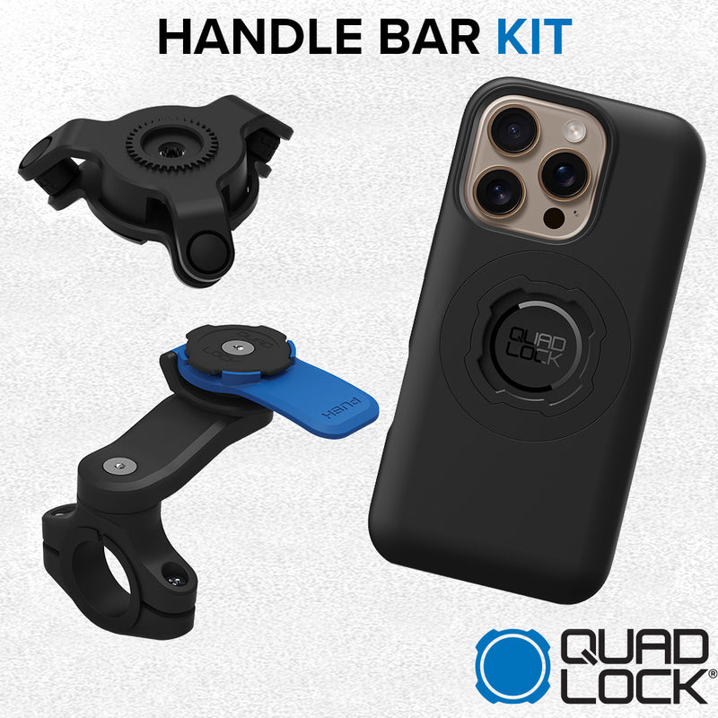 Load image into Gallery viewer, iPhone 16 Pro Max Handlebar Mount Kit Quad Lock
