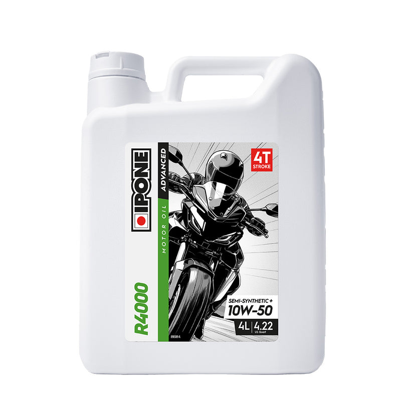 Load image into Gallery viewer, IPONE R4000 - Semi Synthetic+ 4T Oil - 10W-50 4L
