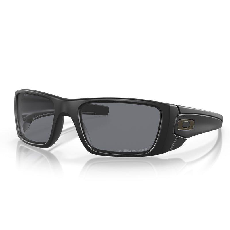 Load image into Gallery viewer, 0OO909690960560 Oakley Fuel Cell Sunglasses Matte Black Frame with Grey Polarized Lens
