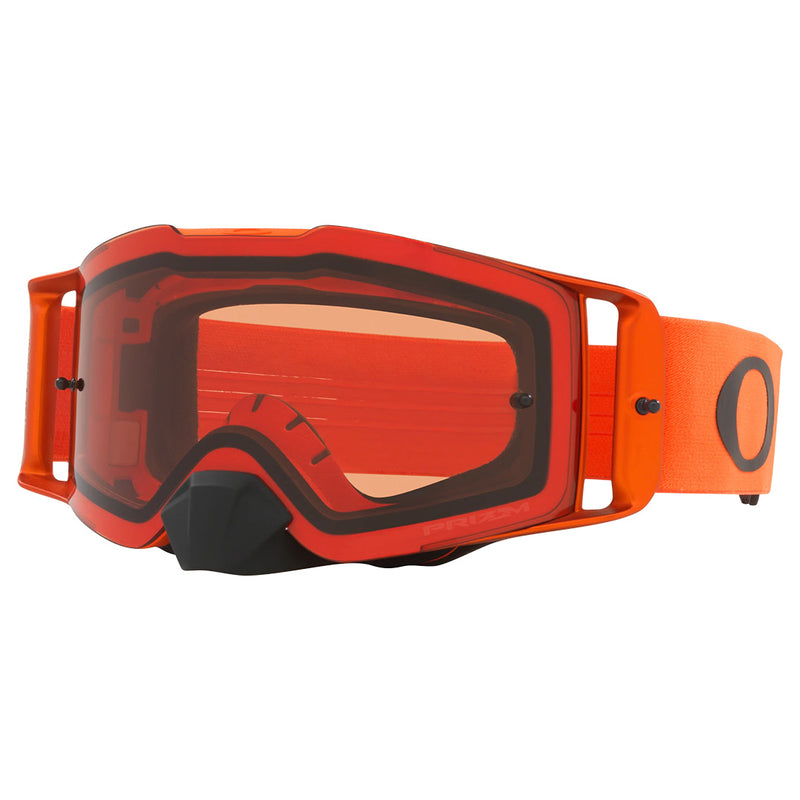 Load image into Gallery viewer, Front Line MX Goggle Moto Orange w PRIZM MX Bronze
