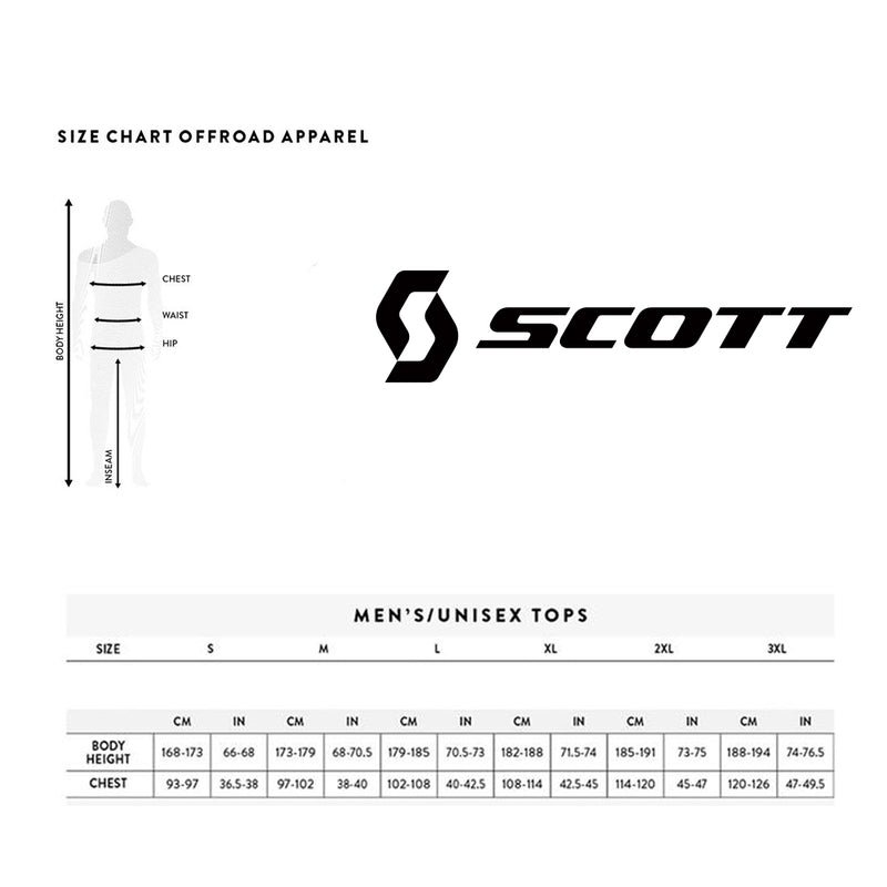 Load image into Gallery viewer, Scott OffRoad Jersey_size chart
