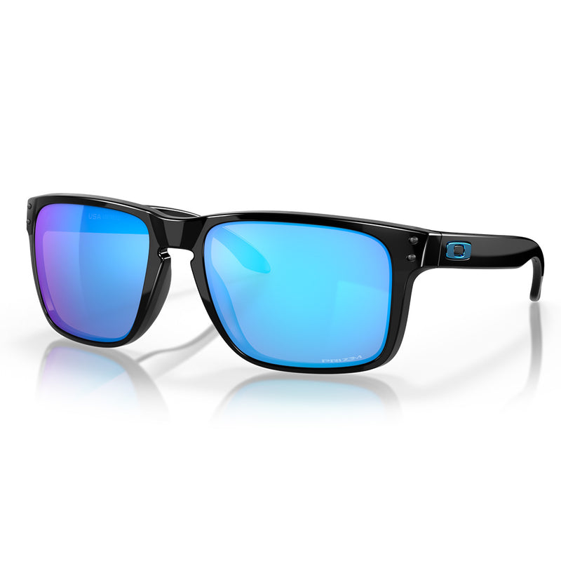 Load image into Gallery viewer, 0OO941794170359 Oakley Holbrook XL Sunglasses Polished Black Frame with PRIZM Sapphire Lens
