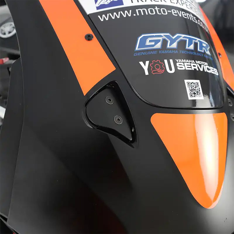 Load image into Gallery viewer, Mirror Blanking Plates for Yamaha YZF-R9 25- Black R&amp;G
