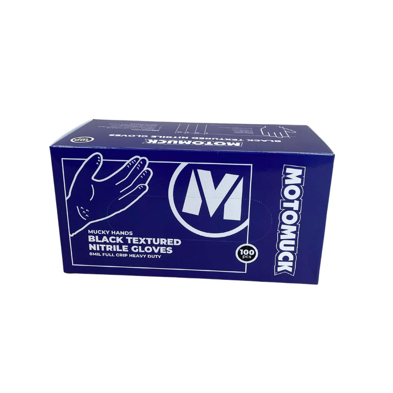 Load image into Gallery viewer, Motomuck Black Nitrile Workshop Gloves
