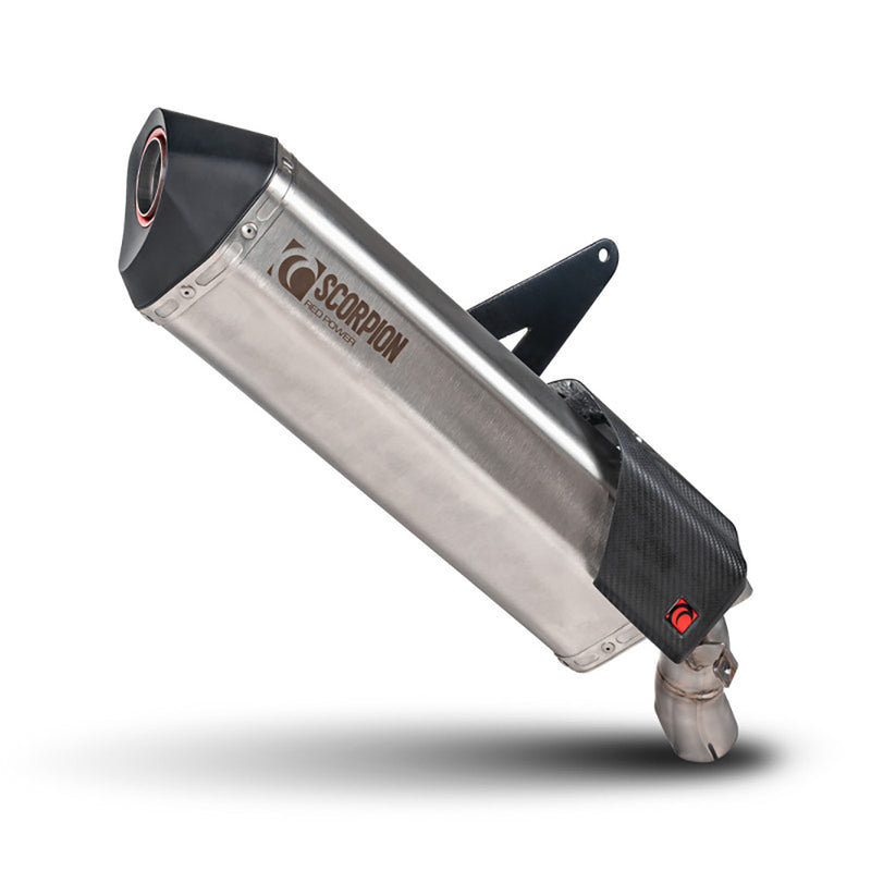 Load image into Gallery viewer, Serket Parallel Slip On - Honda CRF1100L 2024 - Brushed Stainless Steel
