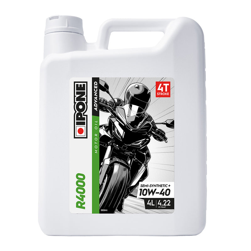 Load image into Gallery viewer, IPONE R4000 - Semi Synthetic+ 4T Oil - 10W-40 4L
