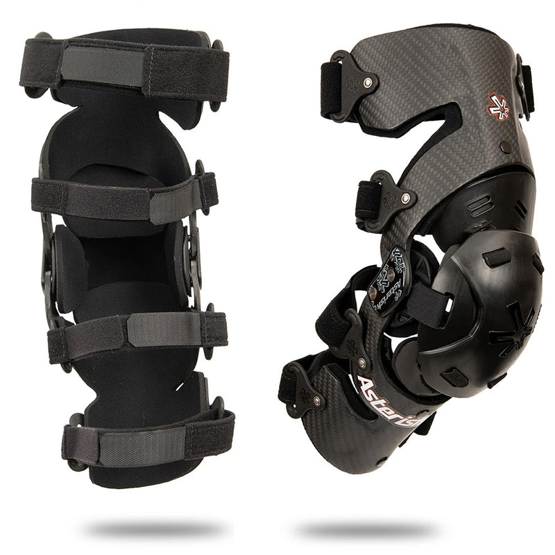 Load image into Gallery viewer, Asterisk Carbon Cell 1.2 Knee Braces - pair
