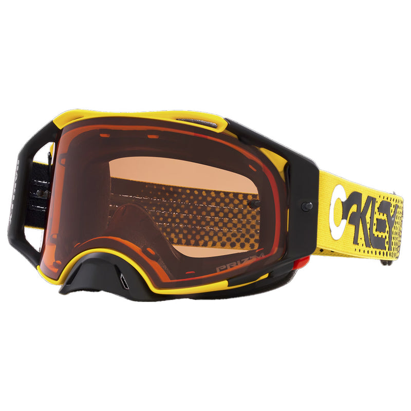 Load image into Gallery viewer, AirBrake MX Goggle Moto Yellow B1B w PRIZM Bronze 
