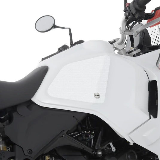 R&G Tank Traction Grips for Triumph Tiger 900 Rally Pro/Tiger 900 GT Pro 24- Clear R&G