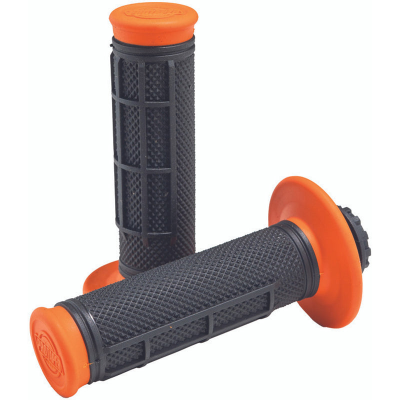 Load image into Gallery viewer, ProTaper Pro Series Lock-On- Half Waffle- Orange Black

