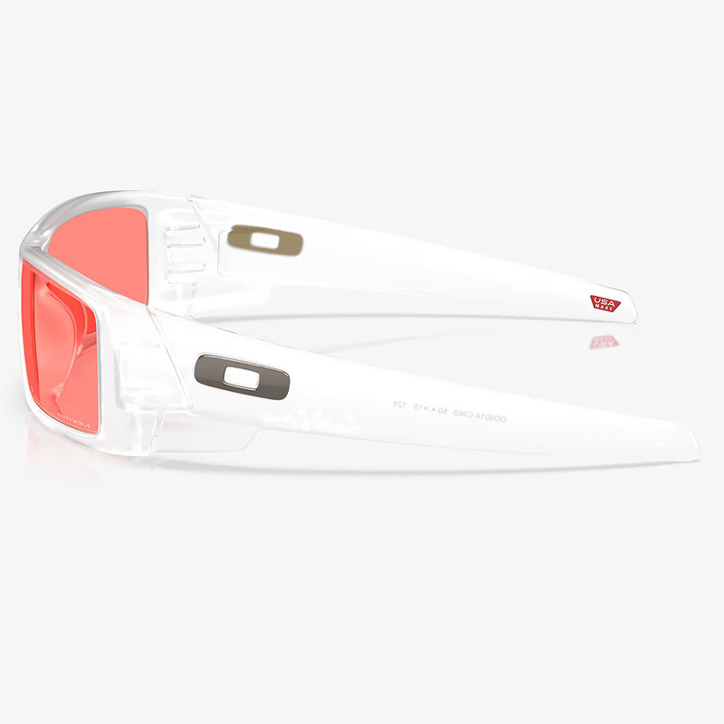 Load image into Gallery viewer, 0OO9014-C960 Oakley Gascan Sunglasses Matte Clear frame with PRIZM Peach Lenses
