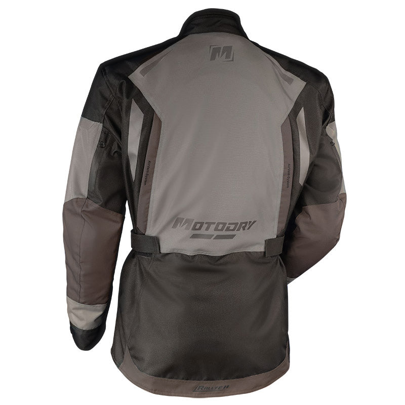 Load image into Gallery viewer, MOTODRY Rally 2 Jacket Black Sand Brown
