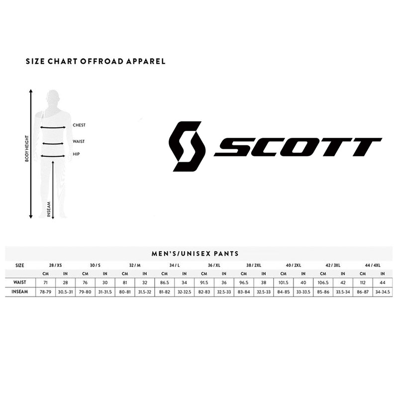 Load image into Gallery viewer, Scott OffRoad Pants_size chart
